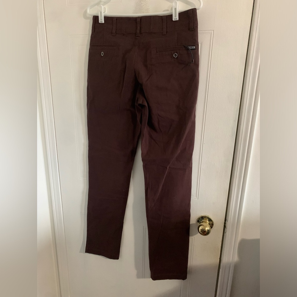 NWOT DIXXON Chino Pants Brown Size 30W/32L - Picture 5 of 11